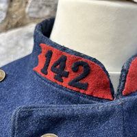 Capote de troupe d'infanterie, modèle 1877, en drap gris de fer bleuté