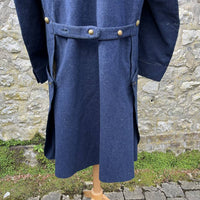 Capote de troupe d'infanterie, modèle 1877, en drap gris de fer bleuté