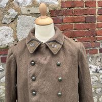 Capote troupe Mdle 1920 drap kaki 66éme Régiment Infanterie 1937