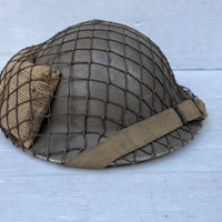 Casque Anglais MKII , filet et pansements individuels