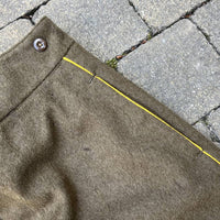 Culotte Officier Tirailleur drap moutarde