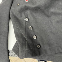 Heer Blouson croisé Tankiste Drap noir
