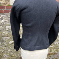 Heer Blouson croisé Tankiste Drap noir