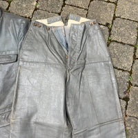 Veste et pantalon navigant cuir gris