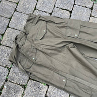 Pantalon Parachutiste Mdle 1947 et bretelles toile verte