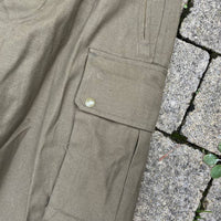 Pantalon Parachutiste Mdle 1947 et bretelles toile verte