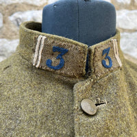 Veste troupe modèle 1915 en drap moutarde