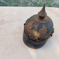 Casque À Pointe Pickelhaube Reserviste Badois Bavarois Original