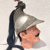 Ancien Casque Dragon , Cuirassier cimier Sortie De Grenier À Restaurer