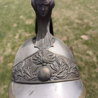 Ancien Casque Dragon , Cuirassier cimier Sortie De Grenier À Restaurer