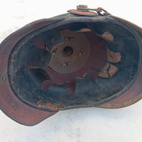 Casque À Pointe Pickelhaube Reserviste Badois Bavarois Original
