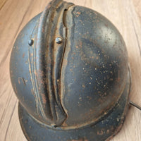 Casque Adrian Modèle 1915 – SERVICE DE SANTÉ (Médecin Poilu WW1)