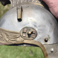 Ancien Casque Dragon , Cuirassier cimier Sortie De Grenier À Restaurer
