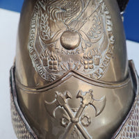 Casque militaire - Casque de pompier français modèle 'Mandres', année 1885