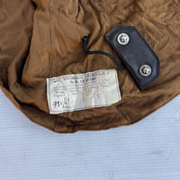 Cagoule navigant Mdle 'Chauffant' soie marron