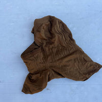 Cagoule navigant Mdle 'Chauffant' soie marron