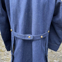 Capote de troupe d'infanterie, modèle 1877, en drap gris de fer bleuté