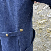 Capote de troupe d'infanterie, modèle 1877, en drap gris de fer bleuté