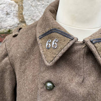 Capote troupe Mdle 1920 drap kaki 66éme Régiment Infanterie 1937