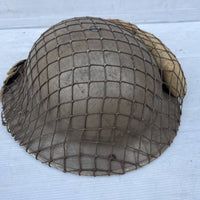 Casque Anglais MKII , filet et pansements individuels