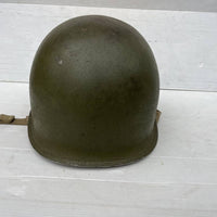 Casque américain USM1 à pontets fixes en cuir marron