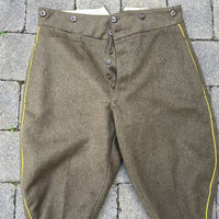 Culotte Officier Tirailleur drap moutarde