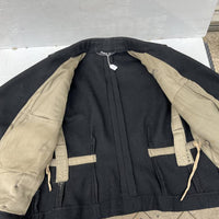 Heer Blouson croisé Tankiste Drap noir