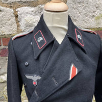 Heer Blouson croisé Tankiste Drap noir