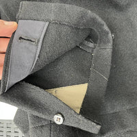 Heer Blouson croisé Tankiste Drap noir