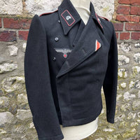 Heer Blouson croisé Tankiste Drap noir