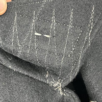 Heer Blouson croisé Tankiste Drap noir