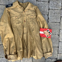 Chemise de la Jeunesse Hitlérienne avec brassard Bann 742 (Gebiet Baden)