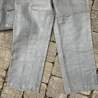 Veste et pantalon navigant cuir gris