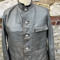 Veste et pantalon navigant cuir gris