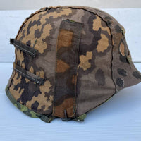 Couvre casque Waffen-SS, 3ème type, à brides de camouflage
