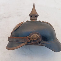 Casque À Pointe Pickelhaube Reserviste Badois Bavarois Original