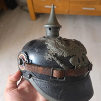 Casque a pointe prusse modèle 1915